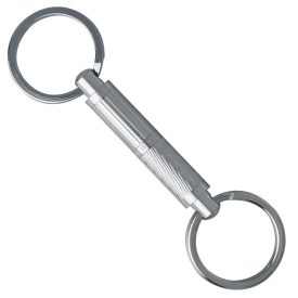 Hugo Boss kulcstartó, Trilogy kollekció - króm