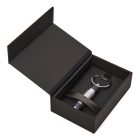 HUGO BOSS kulcstartó, Gear Ribs kollekció - ezüst szín, fekete