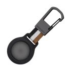 HUGO BOSS kulcstartó AirTag tartóval, Iconic kollekció - fekete, fehér, camel