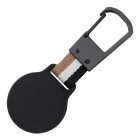 HUGO BOSS kulcstartó AirTag tartóval, Iconic kollekció - fekete, fehér, camel