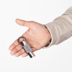 HUGO BOSS kulcstartó, Iconic Style kollekció - camel, fekete , fehér