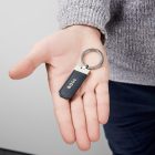 BOSS kulcstartó valódi bőrből, Classic Grained kollekció - sötétkék