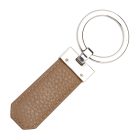 BOSS kulcstartó valódi bőrből, Classic Grained kollekció - camel barna