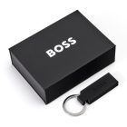 BOSS kulcstartó Edge, Iconic kollekció - fekete