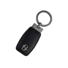  BOSS kulcstartó valódi bőrből, Double B kollekció - fekete & gun
