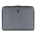 Hugo Boss cipzáras mappa A4, Gleam kollekció - középszürke  kció