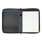 Hugo Boss cipzáras mappa A4, Gleam kollekció - középszürke  kció