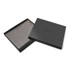 Hugo Boss cipzáras mappa A4, Gleam kollekció - középszürke  kció