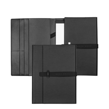 HUGO BOSS mappa A4, Illusion Gear kollekció - fekete