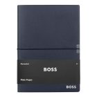 BOSS notesz A5, Elegance kollekció - sötétkék; sima         pokkal