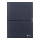 BOSS notesz A5, Elegance kollekció - sötétkék; sima         pokkal