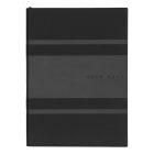 Hugo Boss jegyzetfüzet A5, Gear Matrix kollekció - fekete, pontozott lapokkal