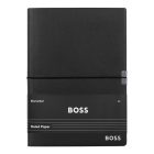 BOSS notesz A5, Elegance kollekció - fekete; vonalas        apokkal