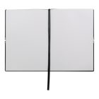 BOSS jegyzetfüzet A5, Elegance kollekció - fekete, sima lapokkal