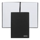 BOSS notesz A6, Essential kollekció - fekete; vonalas       lapokkal