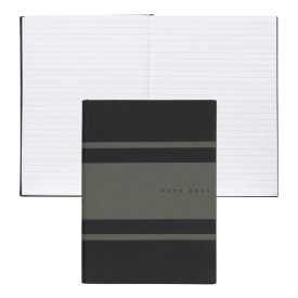   Hugo Boss jegyzetfüzet A5, Gear Matrix kollekció - keki zöld, vonalas