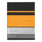 Hugo Boss jegyzetfüzet A5, Gear Matrix kollekció - sárga, pontozott lapokkal