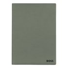 BOSS notesz A5, Essential kollekció - keki zöld; vonalas    pokkal