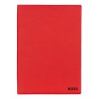 BOSS notesz A5, Essential kollekció - piros; vonalas        apokkal