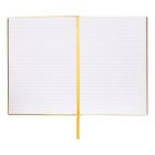 Hugo Boss jegyzetfüzet A5,Essential kollekció - sárga, vonalas