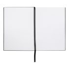 Hugo Boss jegyzetfüzet A5, Essential kollekció - fekete, sima lapokkal