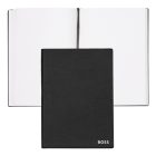BOSS notesz A5, Essential kollekció - fekete; sima          okkal