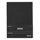 BOSS notesz A5, Essential kollekció - fekete; sima          okkal