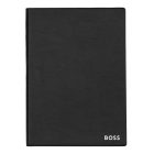 BOSS notesz A5, Essential kollekció - fekete; sima          okkal