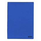 BOSS jegyzetfüzet A5, Essential kollekció - kék, vonalas lapokkal