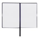 Hugo Boss jegyzetfüzet A6, Elegance kollekció - sötétkék, sima lapokkal