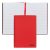 BOSS jegyzetfüzet A6, Essential kollekció - piros, vonalas lapokkal