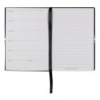 BOSS határidő napló (agenda) A6, Elegance kollekció - feketeekete