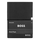 BOSS jegyzetfüzet A6, Elegance kollekció - fekete, vonalas lapokkal