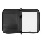 HUGO BOSS cipzáras Mappa A5, Label kollekció - fekete