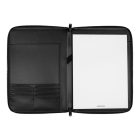 HUGO BOSS cipzáras Mappa A4, Label kollekció - fekete