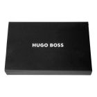 HUGO BOSS cipzáras mappa A5, Craft kollekció - fekete, ezüst