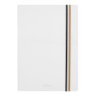 BOSS jegyzetfüzet A5, Iconic kollekció - fehér, sima lapokkal