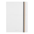 BOSS jegyzetfüzet A5, Iconic kollekció - fehér, vonalas lapokkal