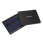 HUGO BOSS mappa A4, Cloud kollekció - matt sötétkék