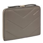HUGO BOSS cipzáras mappa A5, Triga kollekció - taupe