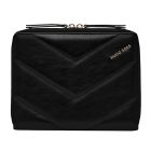 HUGO BOSS cipzáras mappa A5, Triga kollekció - fekete