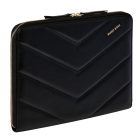 HUGO BOSS cipzáras mappa A4, Triga kollekció - fekete