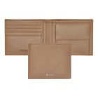BOSS klasszikus pénztárca kártyatartóval valódi bőrből, Classic Grained kollekció - camel