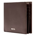 BOSS kártyatartós pénztárca valódi bőrből, lapozható belső résszel, Classic Smooth kollekc