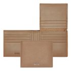 BOSS kártyatartós pénztárca valódi bőrből, lapozható belső résszel, Classic Grained kollek