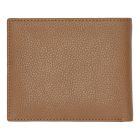 BOSS klasszikus pénztárca kártyatartóval valódi bőrből, Classic Grained kollekció - camel