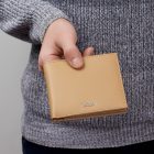 BOSS klasszikus pénztárca kártyatartóval valódi bőrből, Classic Grained kollekció - camel
