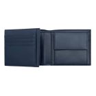 BOSS klasszikus pénztárca kártyatartóval valódi bőrből, Classic Grained kollekció - sötétk