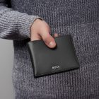 BOSS pénztárca kártyatartóval, Classic Smooth kollekció - fekete