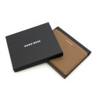 HUGO BOSS cipzáras mappa A5, Pure Iconic kollekció - camel